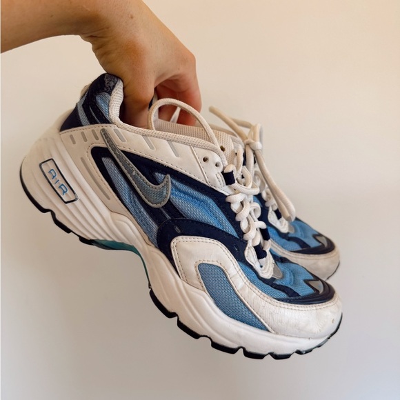 Nike Women's Sneakers - Blue and White - Picture 1 of 2